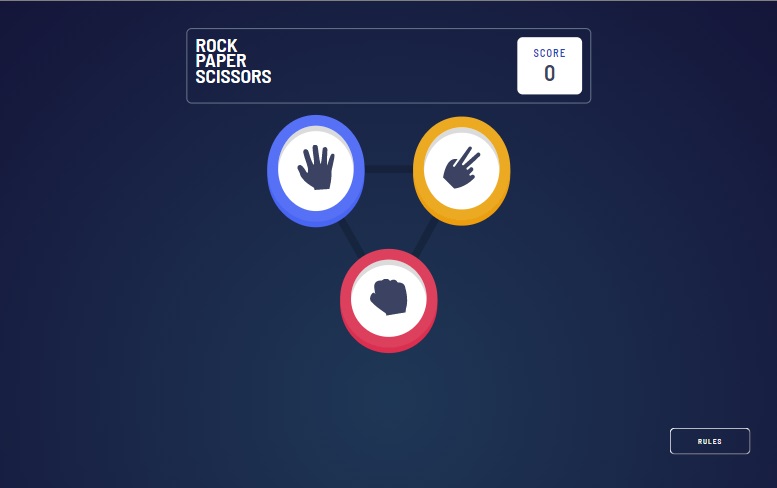 rock-paper-scissors screenshot